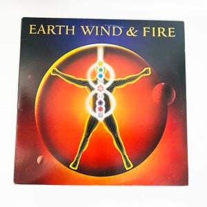 Vintage Earth Wind & Fire Powerlight Original Record 12 Vinyl 80s 1983 1980s