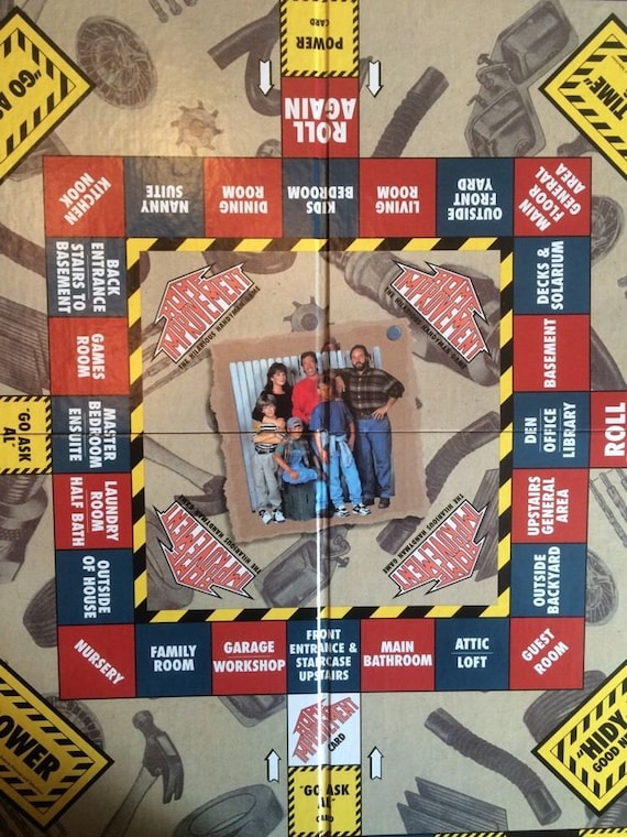 Vintage 90s Home Improvement Board Game The Hilarious Handyman Tim Allen 100 Complete