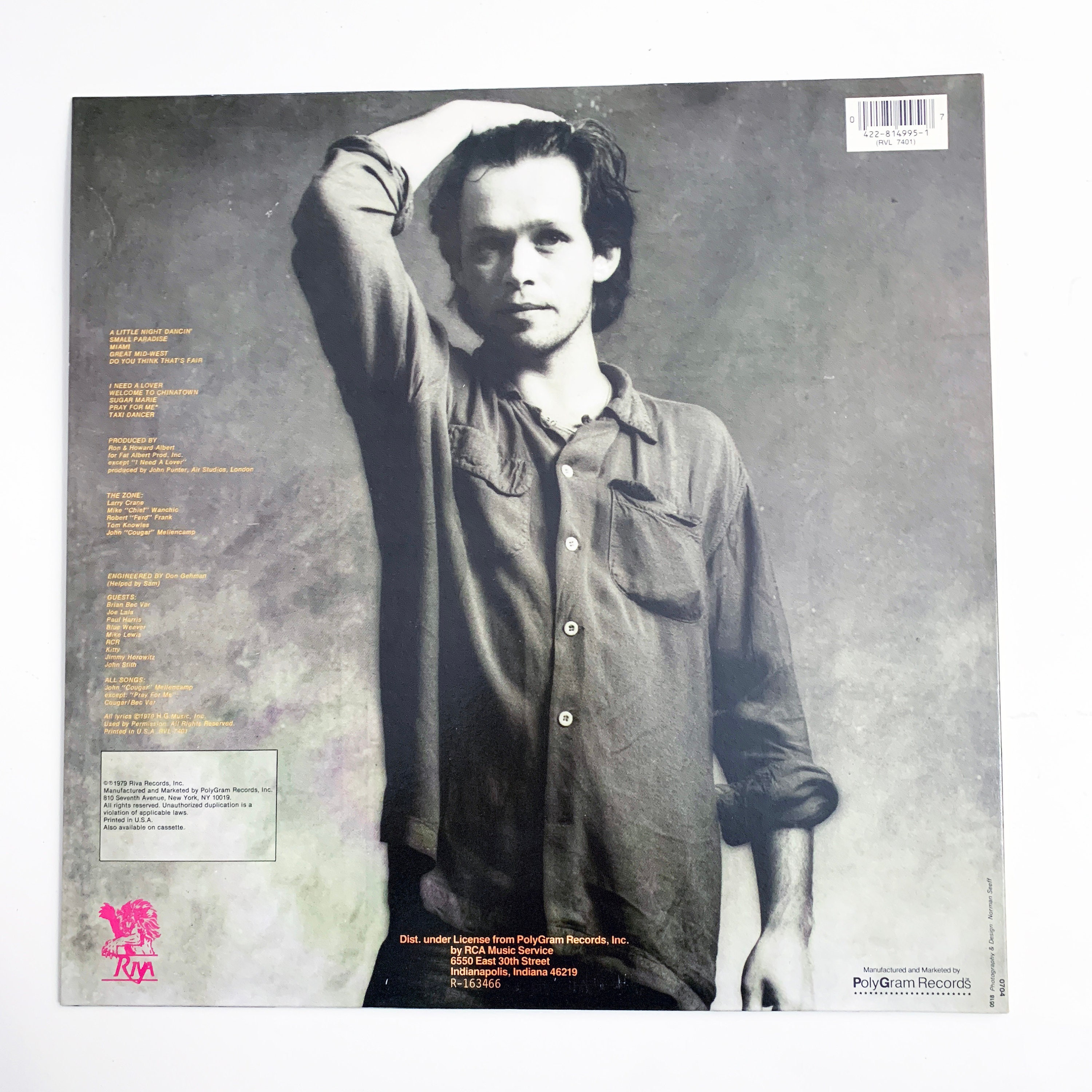 Vintage John Cougar Mellencamp Self Titled 1979 12
