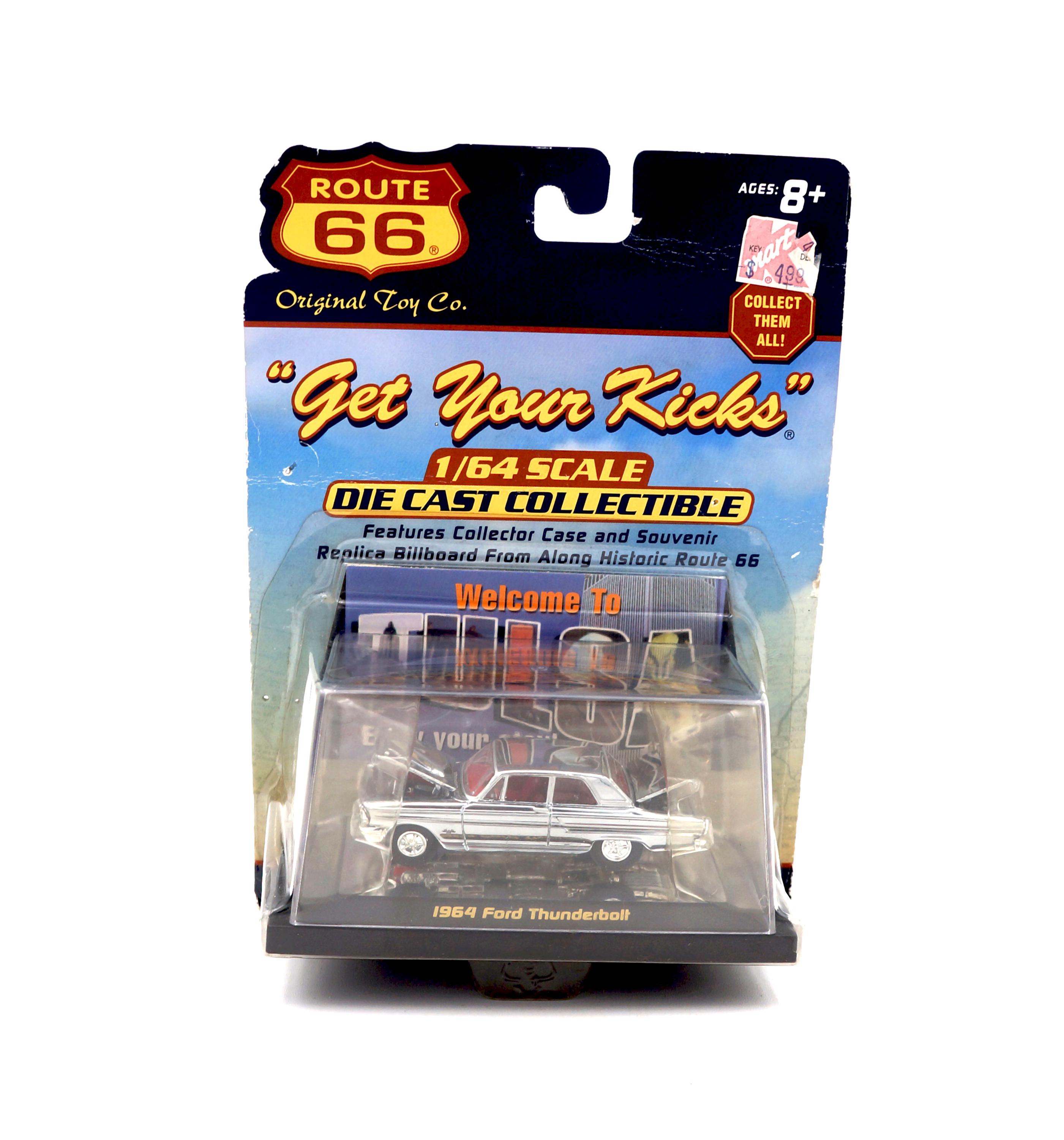 Vintage Route 66 Get Your Kicks 1/64 Scale Die Cast Collectible