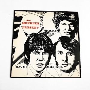 Vintage The Monkees Present 12&quot; LP Record Vinyl Album Vinyl Listen to the Band Reissue