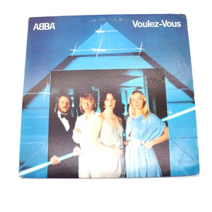 Vintage 1979 ABBA Voulez-Vous LP Record Vinyl 12" Album 1970s 70s Disco