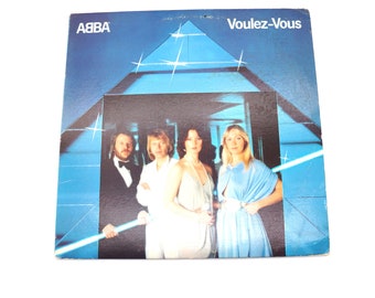 Vintage 1979 ABBA Voulez-Vous LP Record Vinyl 12" Album 1970s 70s Disco