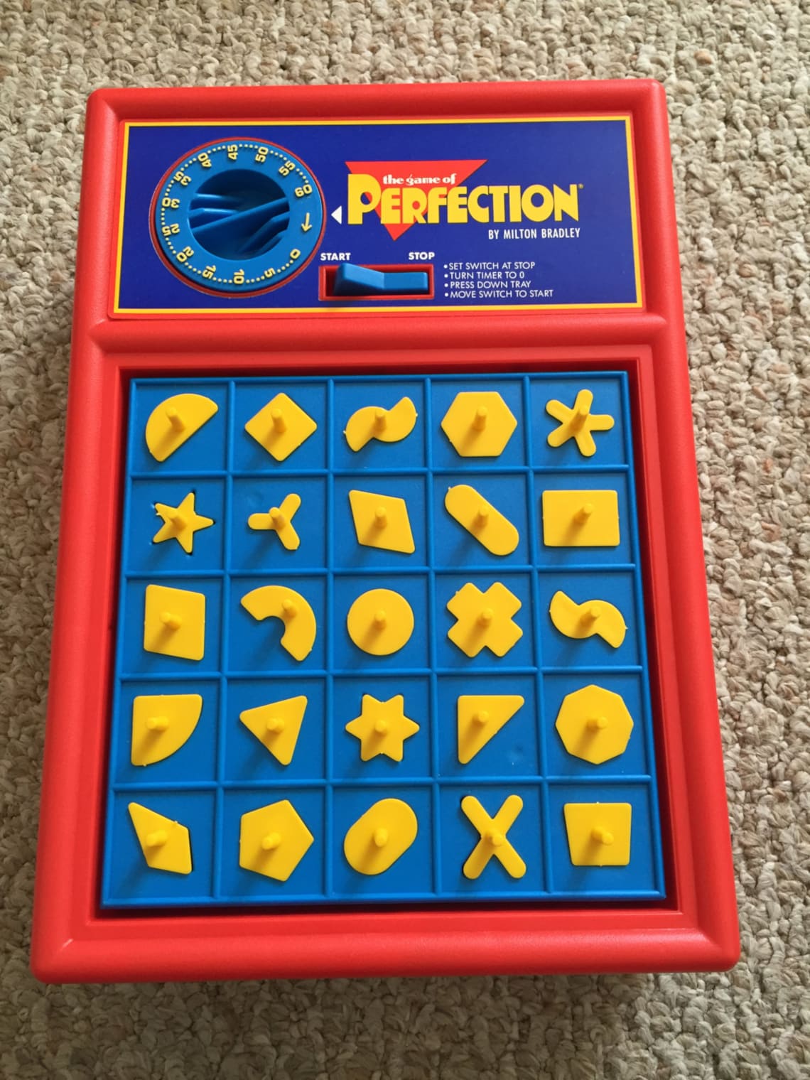 Vintage the Game of Perfection Board Game Milton Bradley 1980s Etsy