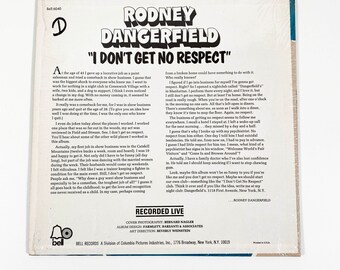 Rodney Dangerfield Vinyl Record, I Don't Get No Respect (1970