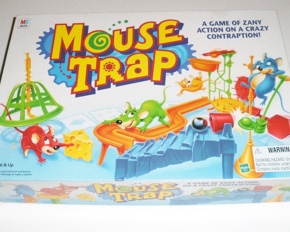 Vintage Mouse Trap Game by Milton Bradley Complete and Excellent