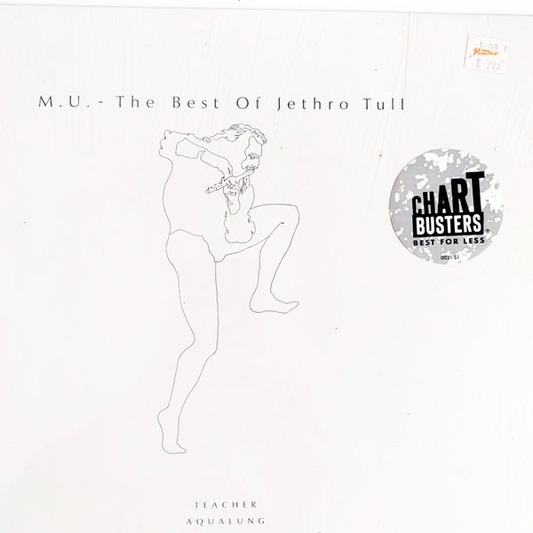 Vintage M.U. The Best of Jethro Tull Vinyl Record LP Album 12" Live Album 1976 70s Teacher