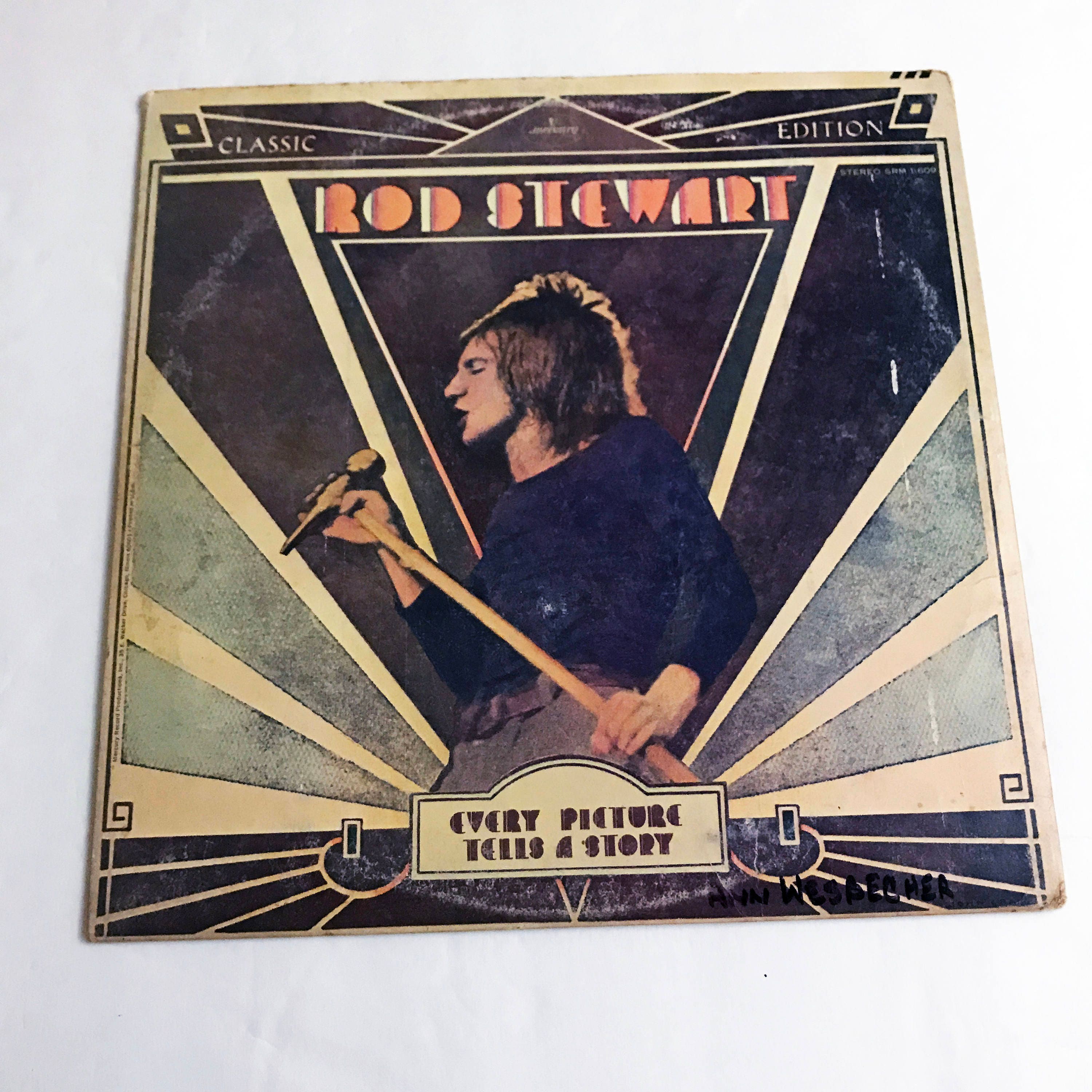 Mark Stewart 日本盤　見本品　LP Vintage Rod Stewart Every Picture Tells a Story LP Record Vinyl