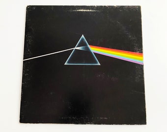 Vintage 1973 Pink Floyd The Dark Side of the Moon Vinyl  LP Record Album No Barcode Money 12"