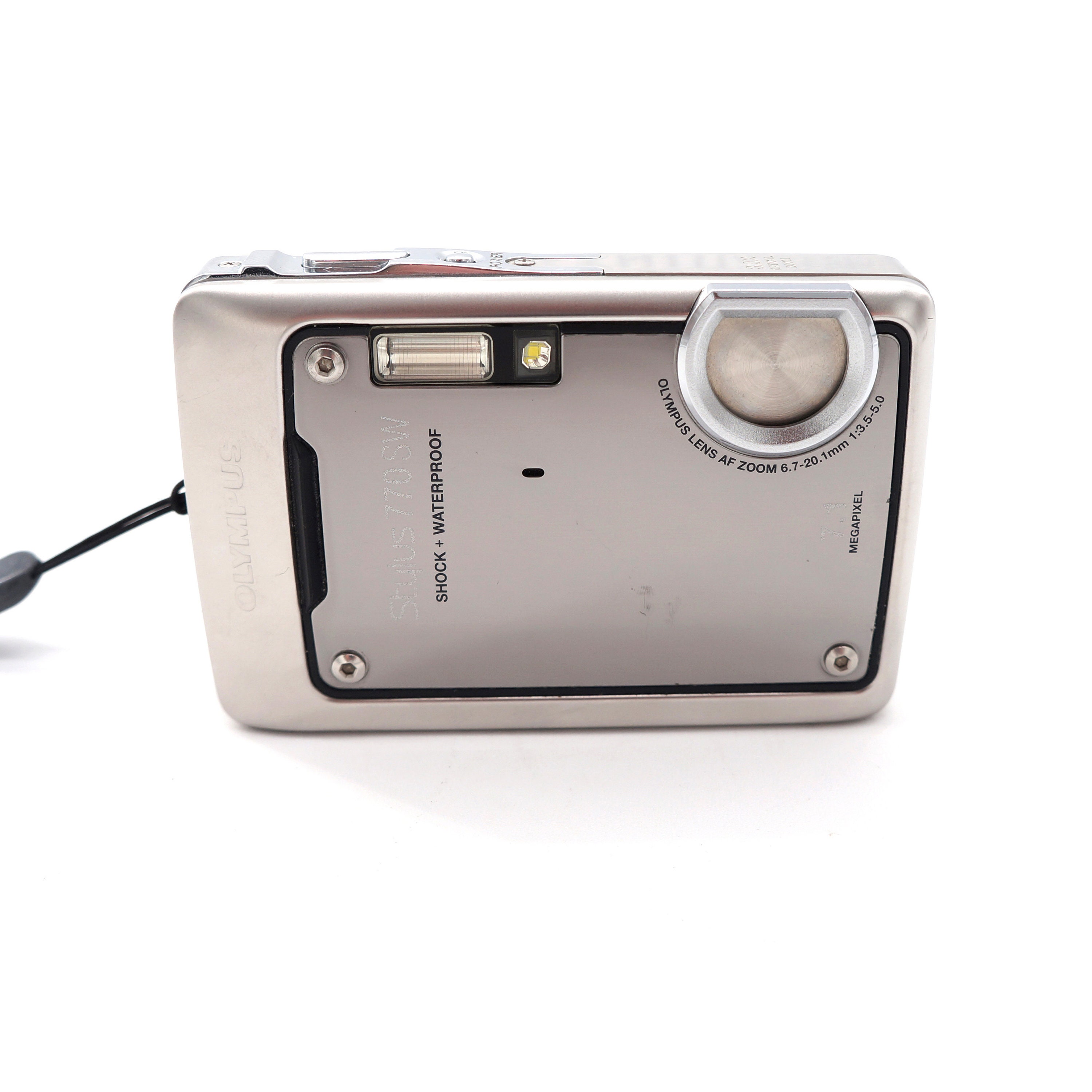 Vintage Waterproof Olympus Stylus 770SW 7MP Silver Digital