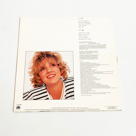 Vintage Debbie Gibson Out of the Blue LP Record Album Vinyl 1987