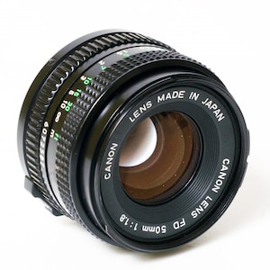 Vintage Canon FD 50mm f/1.8 Kit Prime Lens Tested and Works