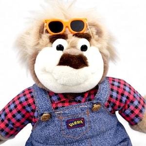 Vintage Tyco Real Talkin' Bubba Redneck Talking Teddy Bear Plush 18" Works