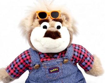 Vintage Tyco Real Talkin' Bubba Redneck Talking Teddy Bear Plush 18" Works
