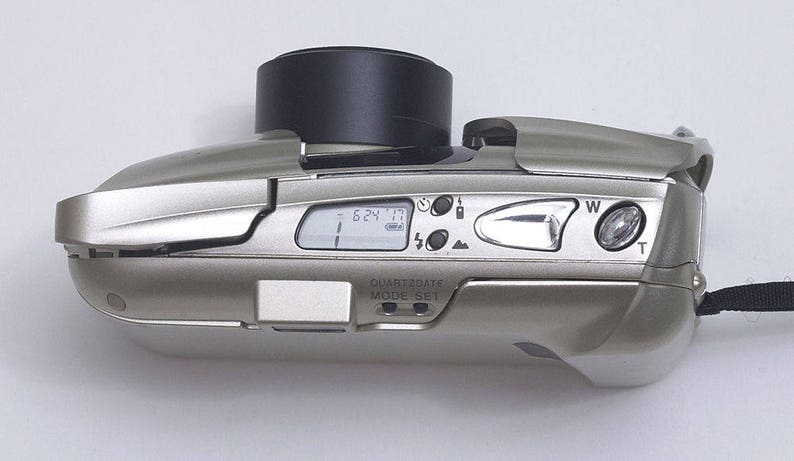 Point and shoot camera top view