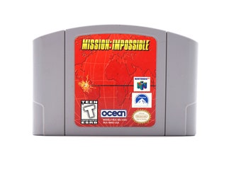 Mission Impossible Nintendo 64 N64 Video Game Tested Authentic 90s
