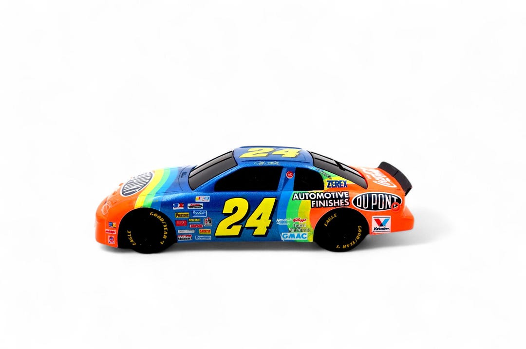 Vintage 1990s NASCAR Jeff Gordon 1:24 Scale Die-cast Limited