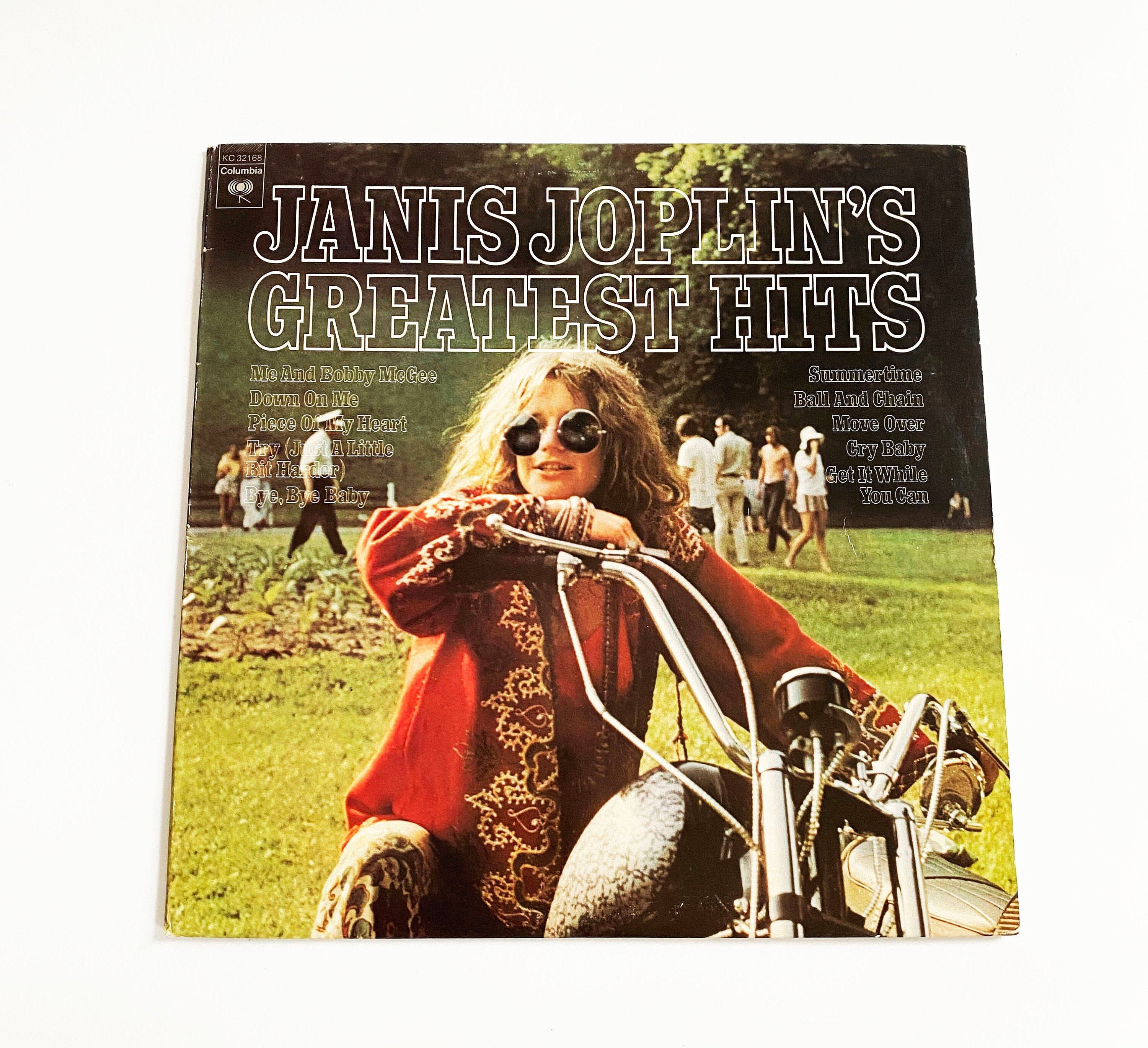 Vintage Original Janis Joplin Greatest Hits Vinyl Album