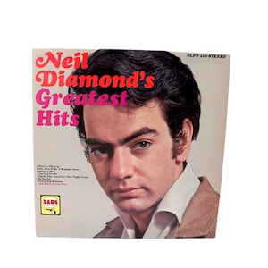 Vintage 1968 Neil Diamond&#39;s Greatest Hits Vinyl Record Album LP 12&quot; 60s