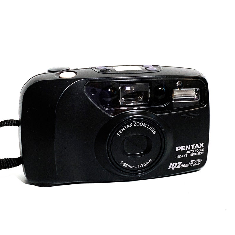 Vintage Pentax IQ Zoom EZY Camera 35mm Film Point and Click Etsy