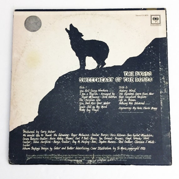 The Byrds Sweetheart of the Rodeo Vinyl LP, 1968 Gatefold Album - Etsy