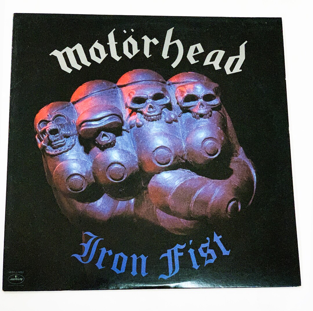 Vintage Motorhead Iron Fist LP Record Album Vinyl 12