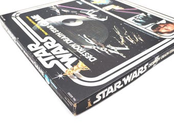 レア　ビンテージ　Kenner　スターウォーズ　バトルコマンドゲーム　1977年 Vintage 1977 Kenner Star Wars Destroy Death Star Board Game 100