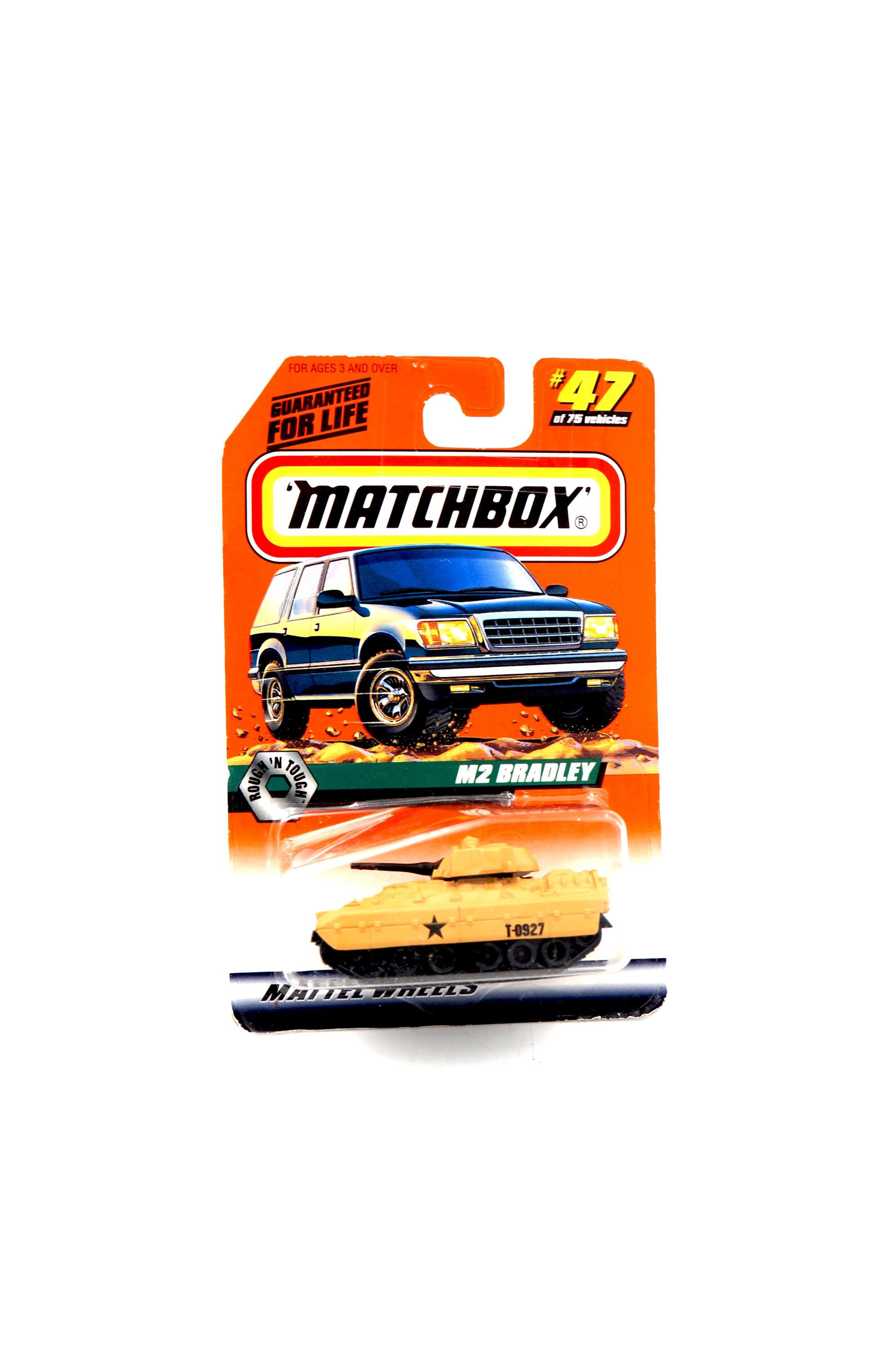 Vintage 1997 Matchbox M2 Bradley Tank #47 – Series 7 Rough 'N