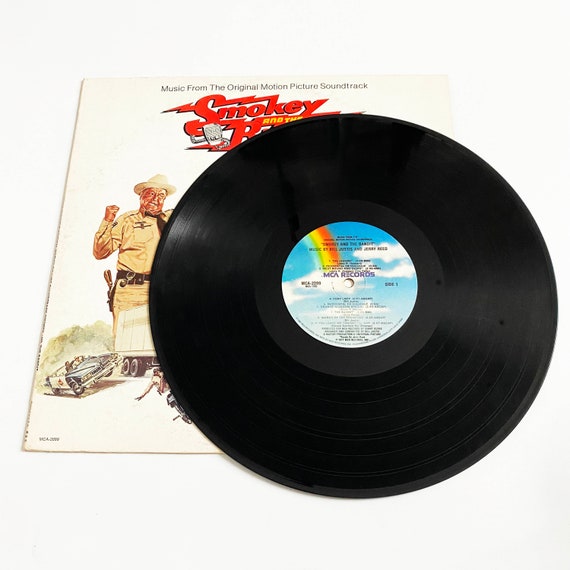 Vintage Smokey and the Bandit Movie Soundtrack Record Vinyl