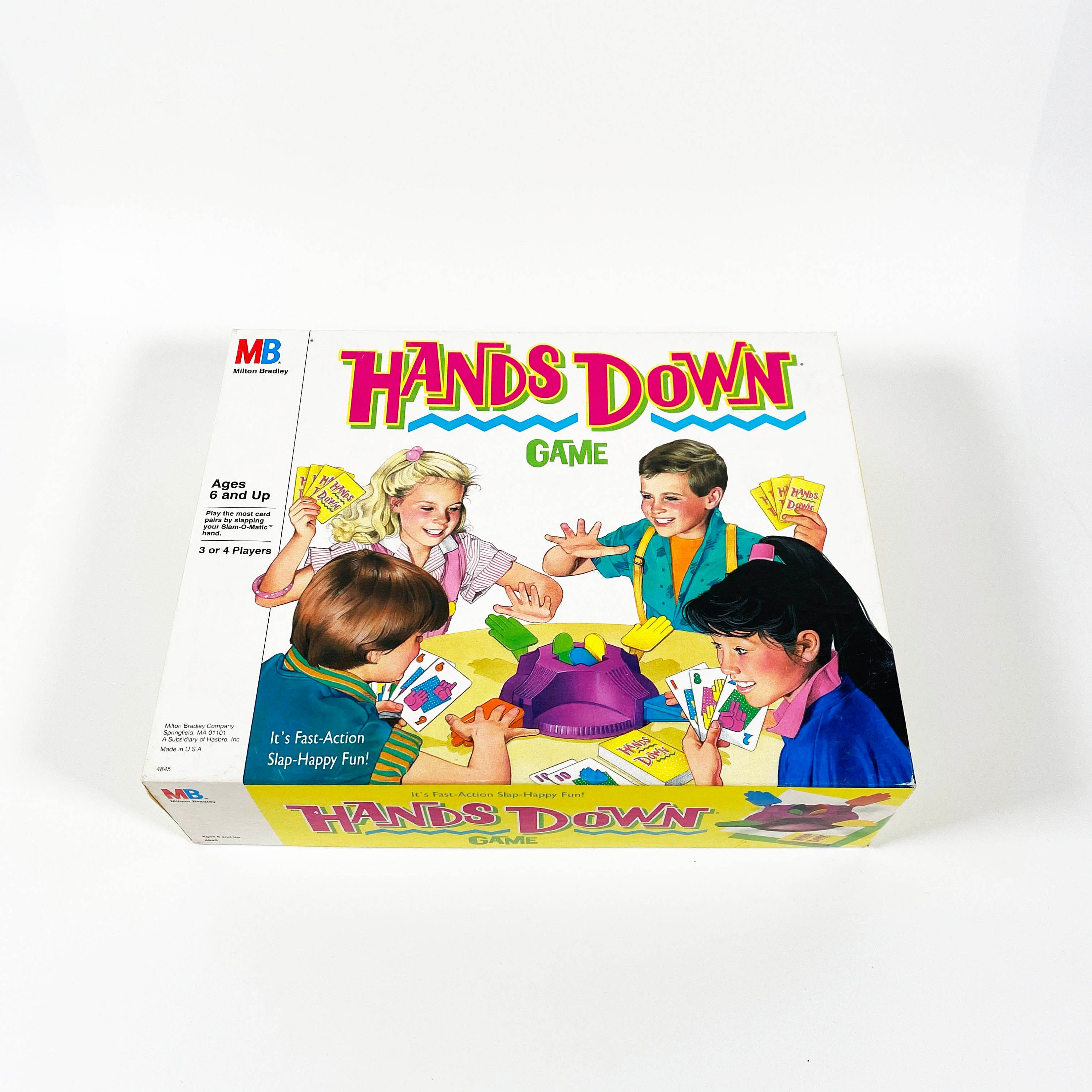 Vintage Hands Down Board Game 1980s Complete Multi Player 80s