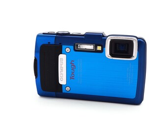 Vintage Waterproof Olympus Stylus Tough TG-835 16MP Blue Digital