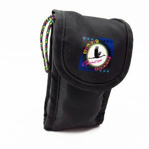 Vintage 1980s Quality Camera Accessories Case Black Nylon Camera Carrying Case with Strap 1980s 80s Film Photography Photo