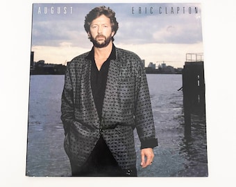 Vintage Original Eric Clapton August Record Album Vinyl 12