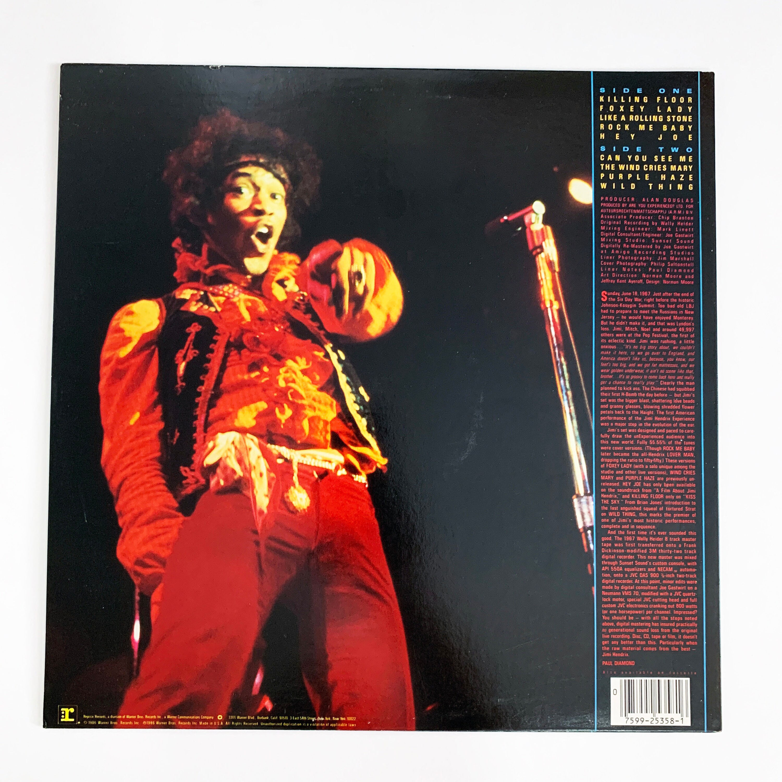 Vintage Jimi Hendrix Jimi Plays Monterey 12
