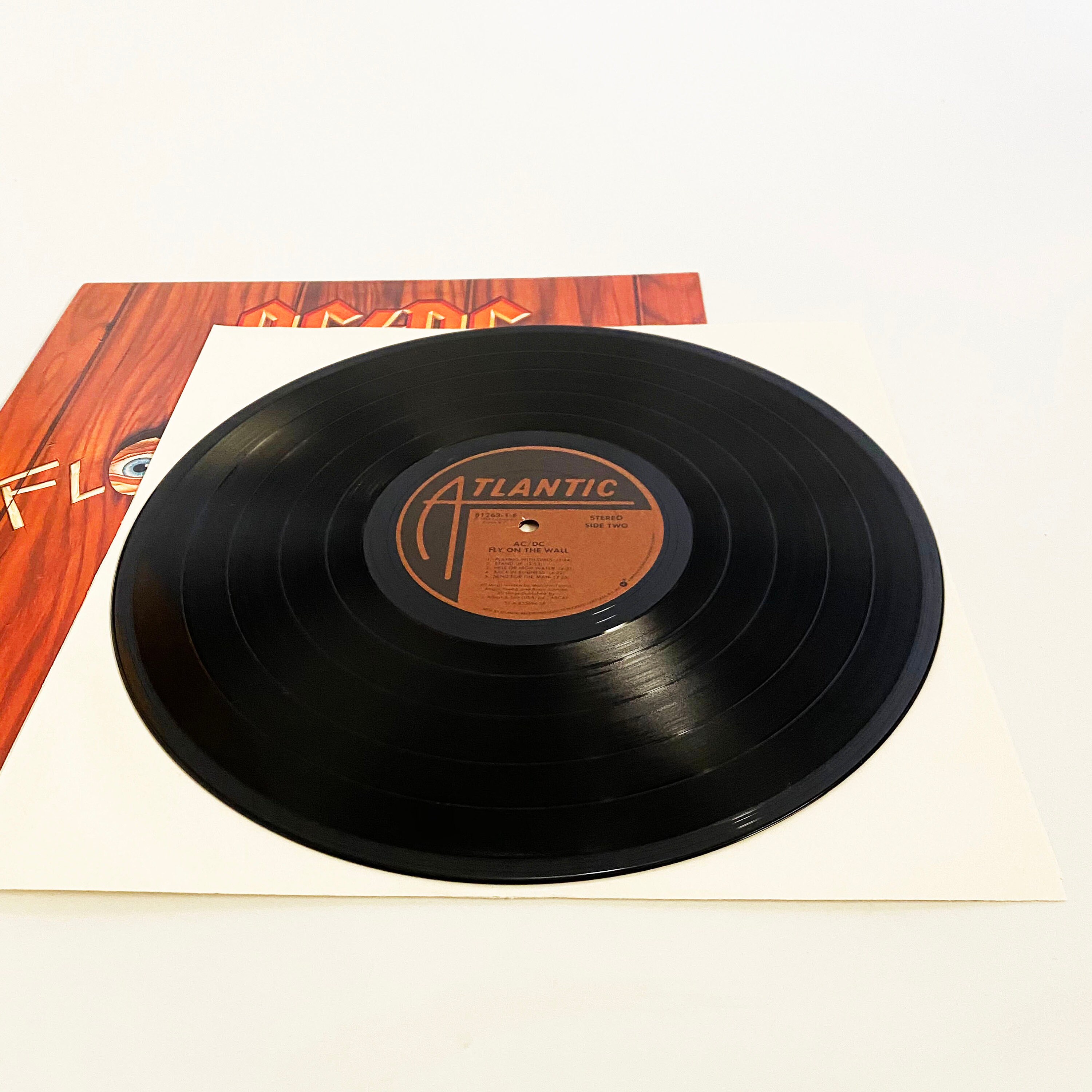 Original AC/DC Fly on the Wall Vinyl Record LP 1985 Album Acdc Ac