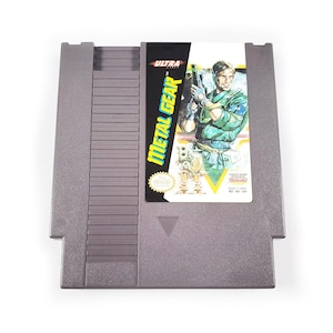 Vintage Metal Gear Nintendo NES Video Game Original 1988