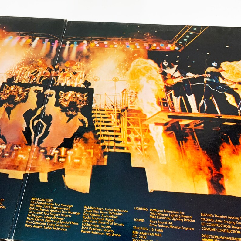 Vintage 1977 Kiss Alive II Live Double LP Record Album Vinyl | Etsy