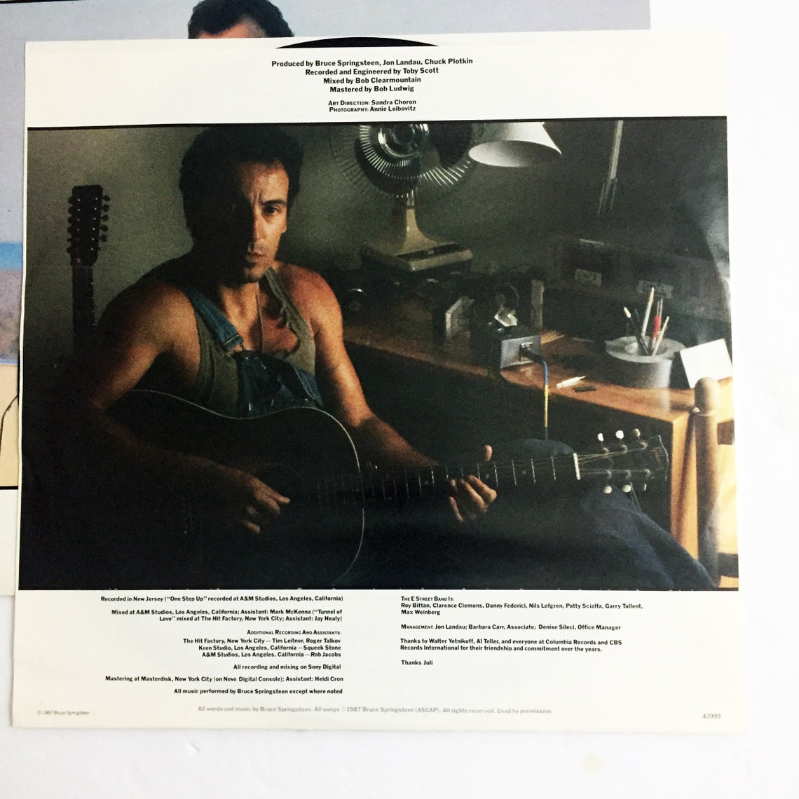 Vintage Bruce Springsteen Tunnel of Love Vinyl LP, 1987 - Etsy