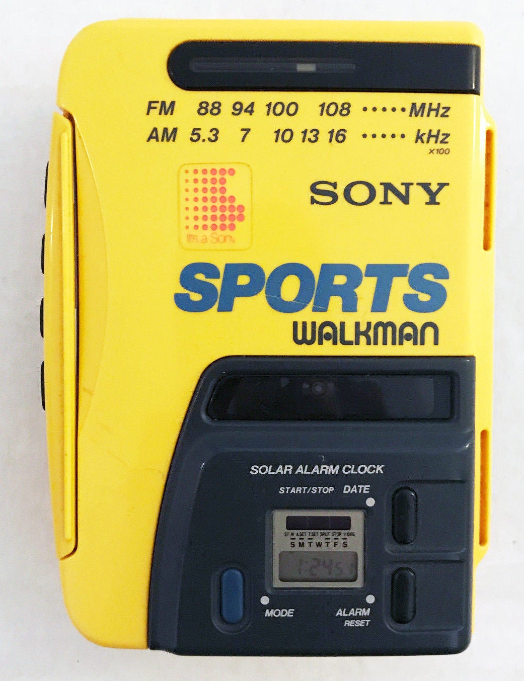 Vintage Sony Walkman Sports WM-AF58 Cassette Solar Power