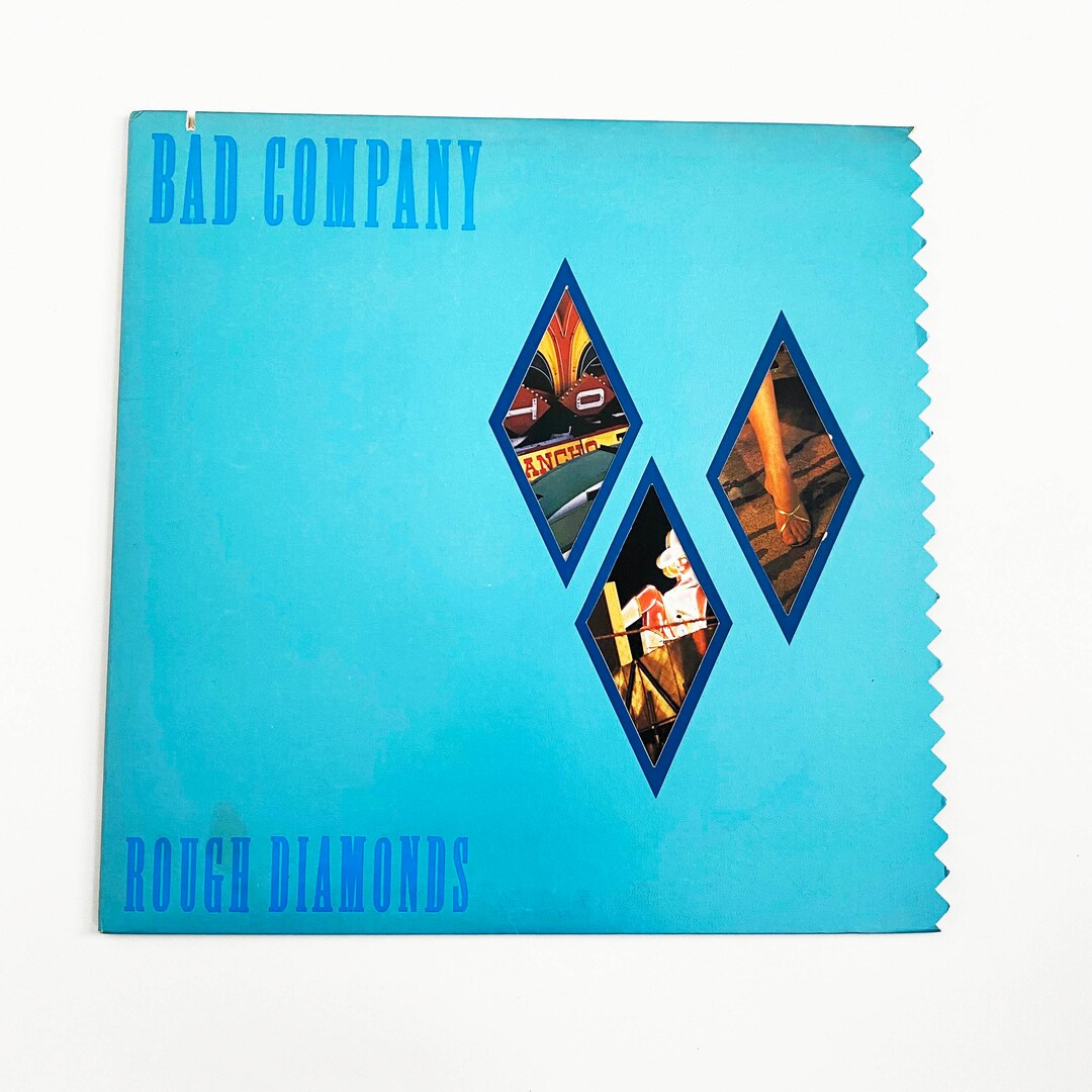 Vintage Bad Company Rough Diamonds 1982 Vinyl LP Record Vinyl