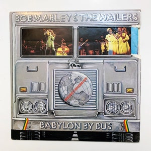 Vintage Bob Marley Babylon By Bus Excellent Vinyl Record LP Album The Wailers 1978 70s Live Album