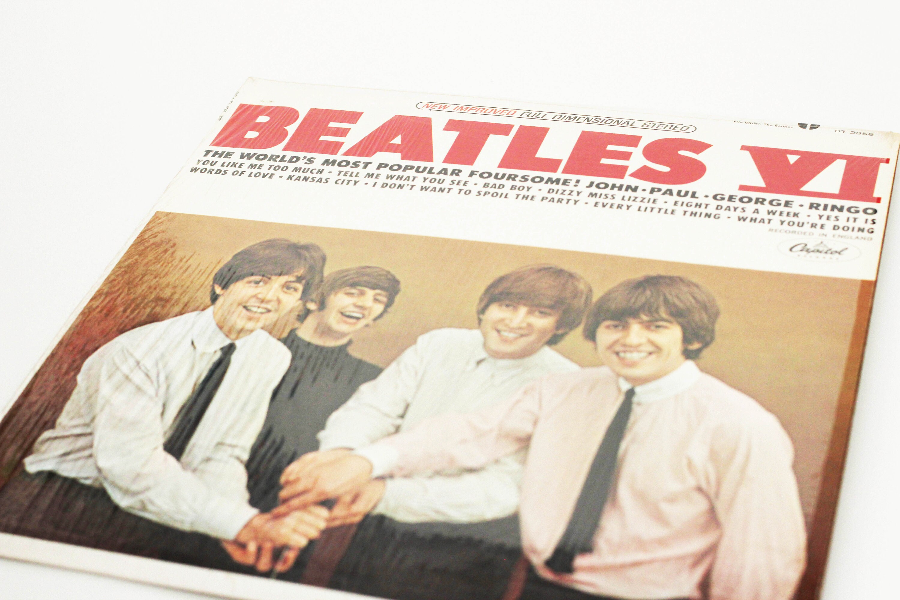 レコード　１２インチLP　ビートルズBEATLES/VI Vintage The Beatles VI 1971 Re Issue 12