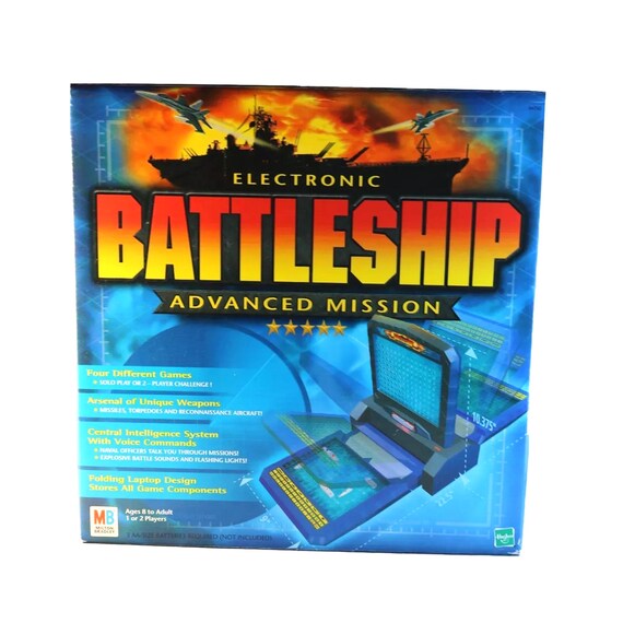 Vintage Electronic Talking Battleship Advanced Mission 100