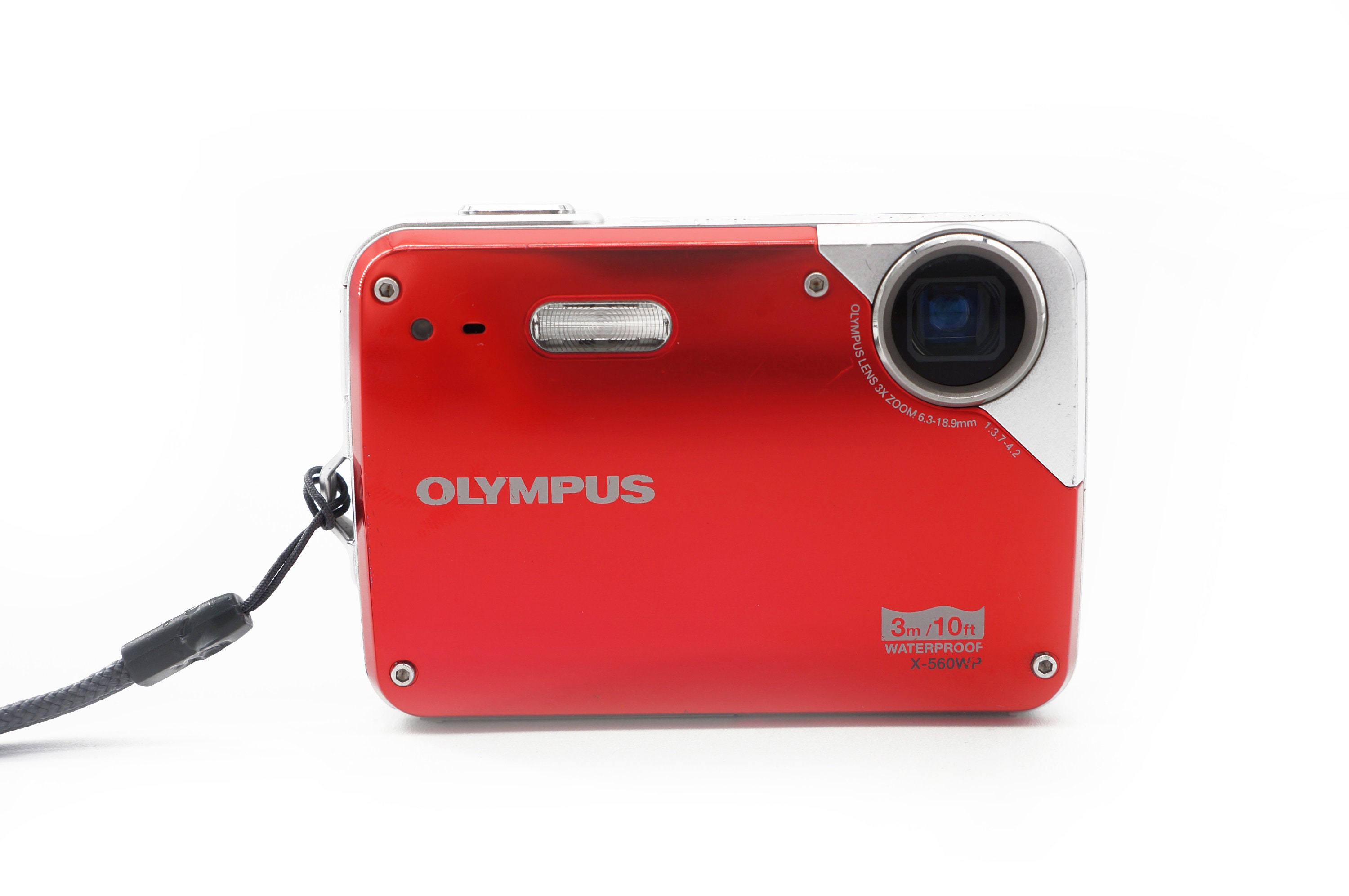 OLYMPUS - ゆー Vintage Waterproof Olympus X-560WP 10MP Blue Digital Camera
