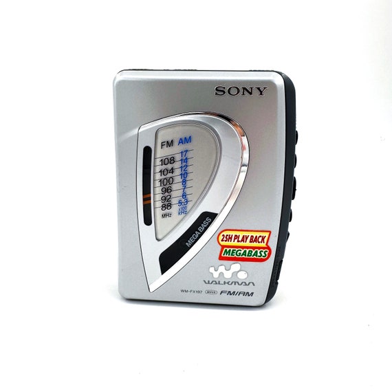 Vintage Sony Walkman WM-FX197 Cassette AM/FM Mega Bass Weather