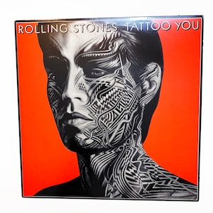 Vintage Rolling Stones Tattoo You LP Record Album Vinyl Start Me Up Rock 1982