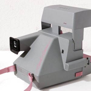 Rare Vintage Polaroid Pink Cool Cam Instant Camera 1980s 80s Gray image 3