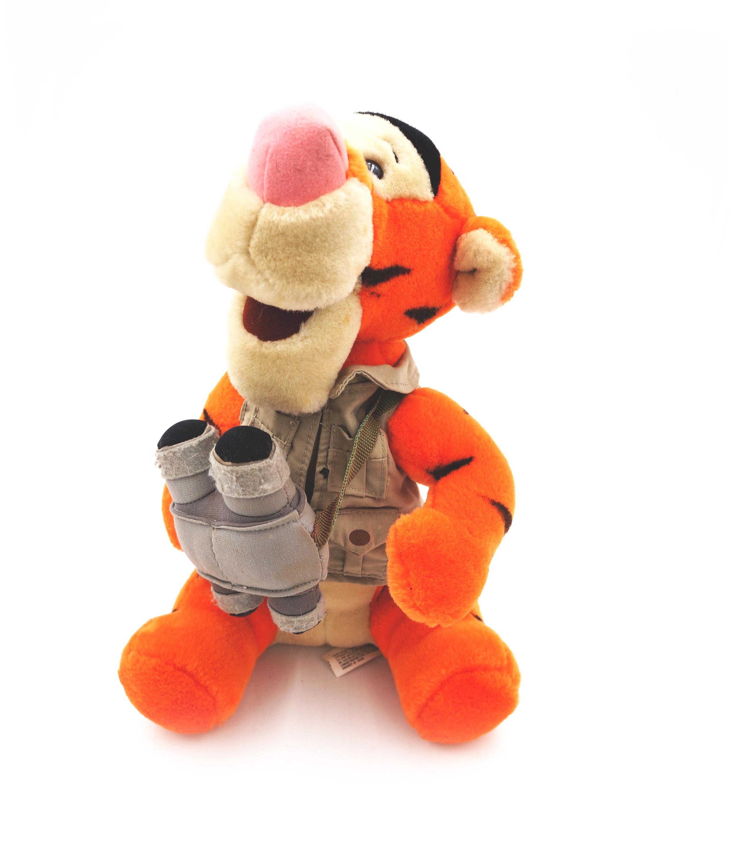Vintage 1990's Walt Disney World Safari Tigger Plush 12