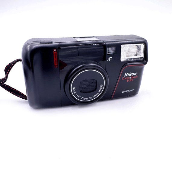 Vintage Nikon Zoom Touch 400 AF Point Shoot 35mm Film Camera