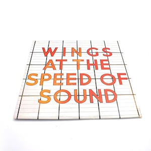 Vintage Wings At The Speed Of Sound 1976 12&quot; LP Record Vinyl Album 70s Paul McCartney The Beatles
